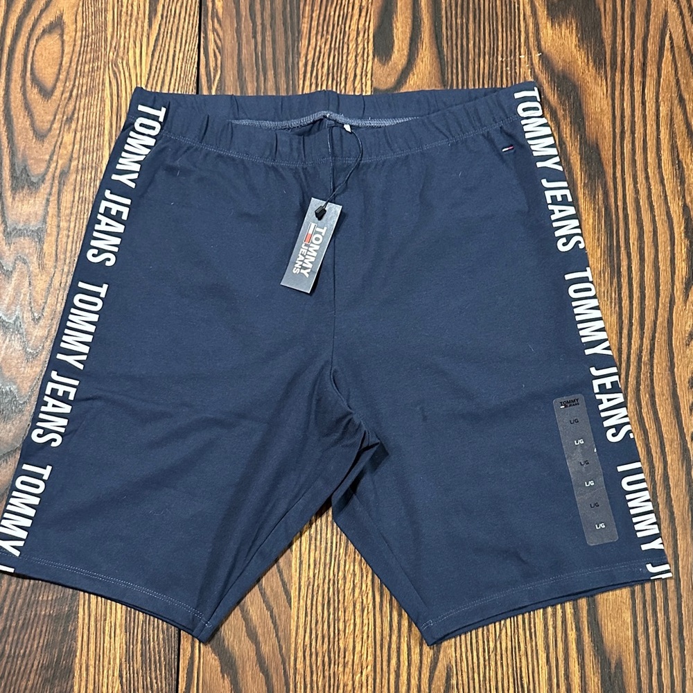 Tommy Hilfiger Women’s  Logo Tape Biker Shorts